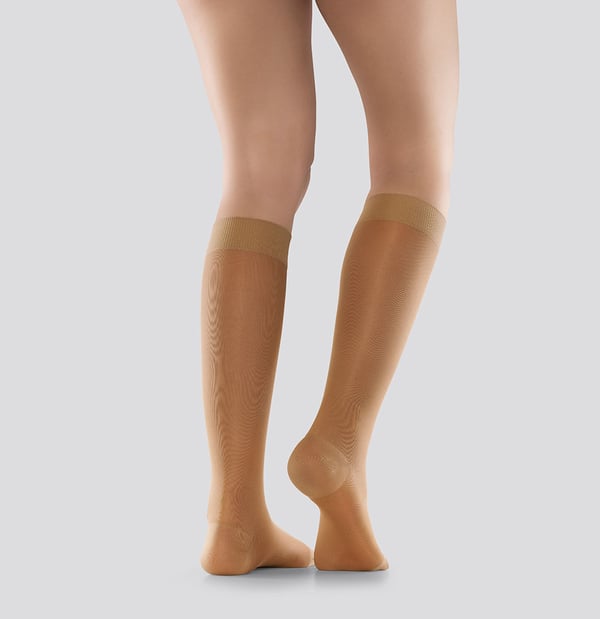 Mabs-Compression-Socks-Nylon-Knee-Tan-S-XL
